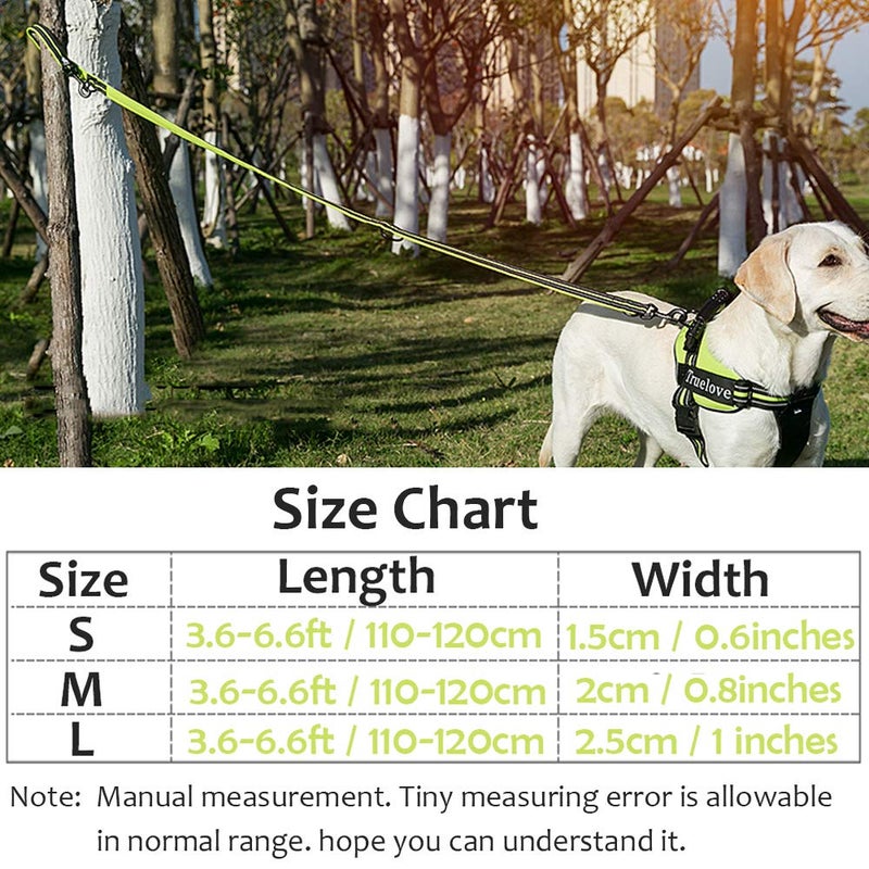 La La Pet Creation Core Multi-fuctional Reflective Dog Leash with Snap Hook Adjustable Hands Free Walking Training Running Leash, Pink M - Image 5